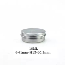 Potes de lata de alumínio 10g 10cc, recipiente profissional de embalagem de cosméticos de metal com 10g e 1/3oz 2024 - compre barato