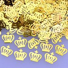 Corona imperial de oro de 1000 Uds., papel pequeño 3d de metal, herramientas de decoración de uñas, pegatina de aleación de esmalte de uñas, lentejuelas 04 2024 - compra barato