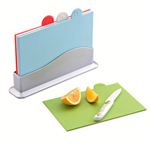 4Pcs Wheat Cutting Board Non-stick Baby Food Supplement Stick Plastic Household Assorted Chopping Board 2024 - buy cheap