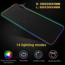 Wired /Wireless Gaming Keyboard and Mouse Set Rainbow Backlit USB Keyboard RGB LED Mouse Pad Combo Set For PC Gamer Laptop 2024 - buy cheap