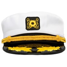 Sombrero de capitán marino para hombre y mujer, gorra de Sailor militar para actuaciones, unisex 2024 - compra barato