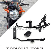 Suporte de farol lateral para yamaha, novo suporte preto para farol de moto, para modelo fz6n 2004 2005 2006 fz 6n 2024 - compre barato