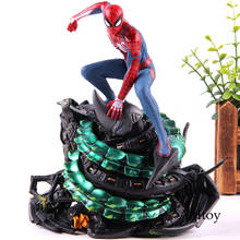 Marvel Человек-паук фигурка человека-паука украшение игрушки Человек-паук ПВХ Коллекционная модель игрушки 2024 - купить недорого