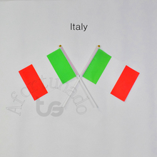 Italy 14*21cm flag Banner  hand waving National flag Home Decoration flag banner 2024 - buy cheap