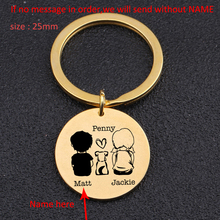 Fashion Lovers' Keychain Personalized Custom Name For Dog Lovers Boyfriend Girlfriend Trendy Gift Holder Key Tag 2024 - buy cheap