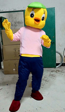 High Quality of The Yellow Duck Mascot Costume Adult Duck Mascot Stage Performance Halloween Carnival Dress Birthday Party Suit 2024 - buy cheap