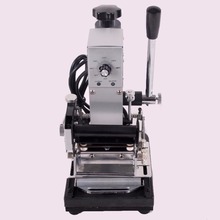 Wholesale Low Price 220V/110V Manual Hot  Foil Golden Stamping Machine ,Card Tipper Bronzing  Machine for Leather, PVC Card 2024 - buy cheap