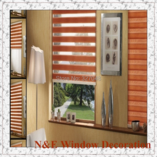 Free shipping Window blinds zebra roller blinds shades and window cotton curtain for living room 2024 - buy cheap