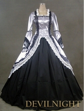 Lavender and Black Marie Antoinette Victorian Halloween Ball Gowns Party Costumes/Southern Belle Ball Gown 2024 - buy cheap
