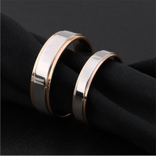 Титановые кольца R23 для влюбленных, ширина 4 мм, 6 мм, 316L, нержавеющая сталь, IP-покрытие, не выцветает, сталь, золотой цвет, хорошее качество, дешевые ювелирные изделия 2024 - купить недорого