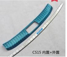 Stainless Steel car Internal External Rear Bumper Protector Sill Trunk Tread Plate Trim for Changan CS15 2016 Car styling 2024 - buy cheap