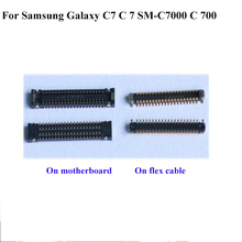 2 шт. док-разъем Micro USB зарядный порт FPC коннектор для Samsung Galaxy C7 C 7 SM-C7000 logic на материнской плате 2024 - купить недорого