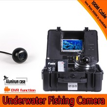 Dome forma subaquática kit câmera de pesca com 100 metros de profundidade cabo & 7 Polegada monitor lcd com função dvr & menu osd 2024 - compre barato