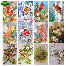 YUMEART Bird Leaves 5D Full Square DIY Diamond Embroidery Needlework Diamond Painting Cross Stitch Home Decor Crafts Diamond Art 2024 - buy cheap