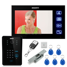 7" LCD Monitor ID Card Unlocking Video Door Phone Wth IR Camera & Code Keypad Electric Strike Door Lock 2024 - buy cheap