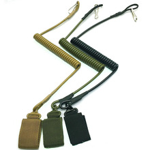 Tactical molle Airsoft coil gun sling military backpack hunt pistol tool elastic belt Gun Rifle rope lanyard strap bag gun handg 2024 - buy cheap