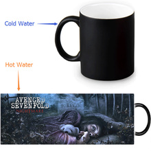 Avenged Sevenfold&A7X Custom Made Design Water Coffee Mug Novelty Gift Mugs Magic  Ceramic Mug 12 OZ Office Home Mugs 2024 - buy cheap