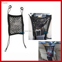 New Car Auto Chair 4 Hooks Hanging Storage Hold down Net Mesh Web Bungee luggage Storage Organize Net mesh bag 2024 - buy cheap