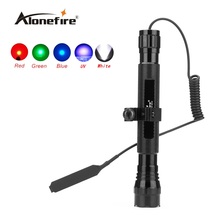 AloneFire 501D 1set gun torch Bright LED Flashlight Light Torch Tactical FlashLight Lamp+ Gun Mount+ Remote Pressure Switch 2024 - buy cheap