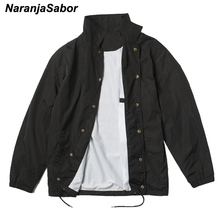 Naranjasabor jaqueta masculina e feminina, casacos casuais com capuz, moda de primavera e outono n525 2024 - compre barato