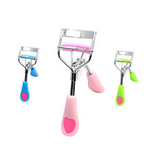 Eyelash Curler with Comb Heart Tweezers Curling Eyelash Clip Cosmetic Eye Beauty Mascara Tool @ME88 2024 - buy cheap