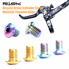 2/4PCS TC4 Titanium Bike Hydraulic Brake Cylinder Bolts for SHIMANO DEORE XT M8000 SLX M7000 Bicycle Brake Cylinder Screw 2024 - buy cheap
