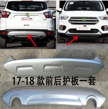 high quality ABS Front+Rear car bumper cover trim plastic Bumper bars front and rear bumper For Ford Kuga 2017-2018 Car styling 2024 - buy cheap