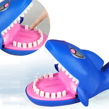 Large Size Shark Mouth Tooth Electric Bite Finger Funny Novelty Gag Toy with Lights and Sound Anti stress Family Prank Play Game 2024 - buy cheap
