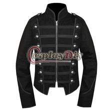 My Chemical Romance/черная куртка унисекс; одежда для военного парада в стиле эмо; D0911 2024 - купить недорого
