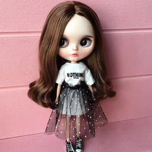 1set Doll's Blyth Clothing T-shirt+Lace Dress for Barbies Skirt for 1/6 doll Accessories(fit Blyth,Momoko,Pullip,OB,1/6 doll) 2024 - buy cheap
