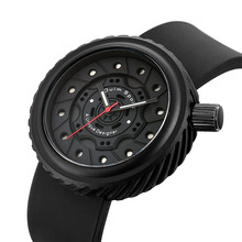 Reloj de pulsera de cuarzo con correa de silicona para hombre, cronógrafo Masculino con diseño mecánico único y creativo, a la moda 2024 - compra barato