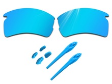 Glintbay 100% точный-Fit Ice Blue Сменные линзы и небесно-голубой резиновый Набор для солнцезащитных очков Oakley Flak 2,0 XL 2024 - купить недорого