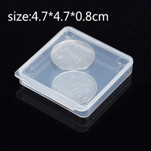 lidded Transparent Plastic Small square Boxes Packaging Thicken Storage Box Jewelry box Accessories Finishing Box Free Shipping 2024 - buy cheap