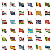 Значки с национальным флагом для рюкзаков, значки с военной иконой, Кепка/брошь «шляпа», ювелирные изделия 2024 - купить недорого