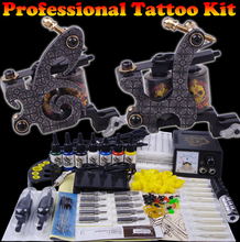 Kit de piercing corporal profissional, tintas e todos acessórios, kit iniciante para tatuagem 2024 - compre barato