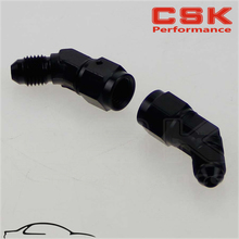 2PCS Male -4 AN To -4 AN Female 45 Degree Swivel Coupler Union Adapter Fitting 2024 - buy cheap