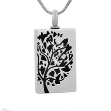 MJD9785	Tablet Cremation Urn Pendant Memorial Jewelry for Ashes Locket Tree of Life Necklace with fill kit 2024 - buy cheap