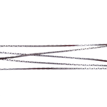 Cadenas de serpiente finas chapadas en rodio, 100m, 0,8mm, accesorios de cadena de eslabones para fabricación de joyas, SNC-04 2024 - compra barato