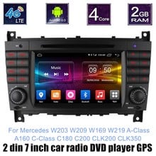 Android 6.0 Car Radio DVD Player GPS Radio For Mercedes BENZ W203 W209 W169 W219 A-Class A160 C-Class C180 C200 CLK200 CLK350 2024 - buy cheap