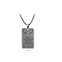 Dark Souls Necklace praise the sun Solaire of Astora Pendant Rope Chain Necklaces Women Men Charm colar Gifts Game Jewelry 2024 - buy cheap