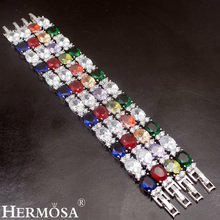 Hermosa Best Xmas Gift Fashion Women Jewelry Bracelet 6.5'' Wedding Holiday Party Show Bracelets 2024 - buy cheap