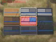 Estrela deixou a linha azul fina américa bandeira polícia swat moral militar 3d pvc remendo 2024 - compre barato