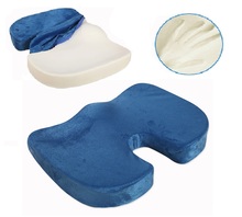 CAMMITEVER Anti Hemorrhoids Physiotherapy Memory Foam Seat Cushion For Sofa Car Office Seat Home Decorative Velvet Seat Pad 2024 - buy cheap