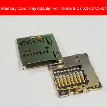 High Quality Sim Card Adapter For Nokia 8 C7 X3-02 C3-01 XT-1012 Sim Card Memory Reader Tray Holder Phone Repair Replacement 2024 - buy cheap
