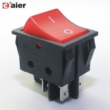 16A 250VAC DPST ON-OFF LED Light Bar Rocker Switch 20A 125VAC T85 30*22MM Double Pole Switches With 12V Lamp 2024 - buy cheap