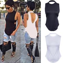 Hirigin Fashion Women Summer Sleeveless Casual Sexy Blouse Hot Sale New Arrival Feminina backless Blouse Black/White Available 2024 - buy cheap