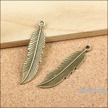 18 pcs Antique bronze leaf Pendant  Zinc Alloy fit Bracelet Necklace DIY Metal Jewelry Accessories 2024 - buy cheap