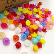 100 pcs 12.5mm botões de plástico em semicírculo costura/apliques/artesanato de bebê pt84 2024 - compre barato