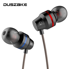 Duszake fones de ouvido intra-auriculares com microfone, para xiaomi, com fio, para esportes, celular 2024 - compre barato