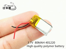 3.7V lithium polymer battery 041220 401220 80mah MP3 MP4 MP5 Bluetooth headset 2024 - buy cheap